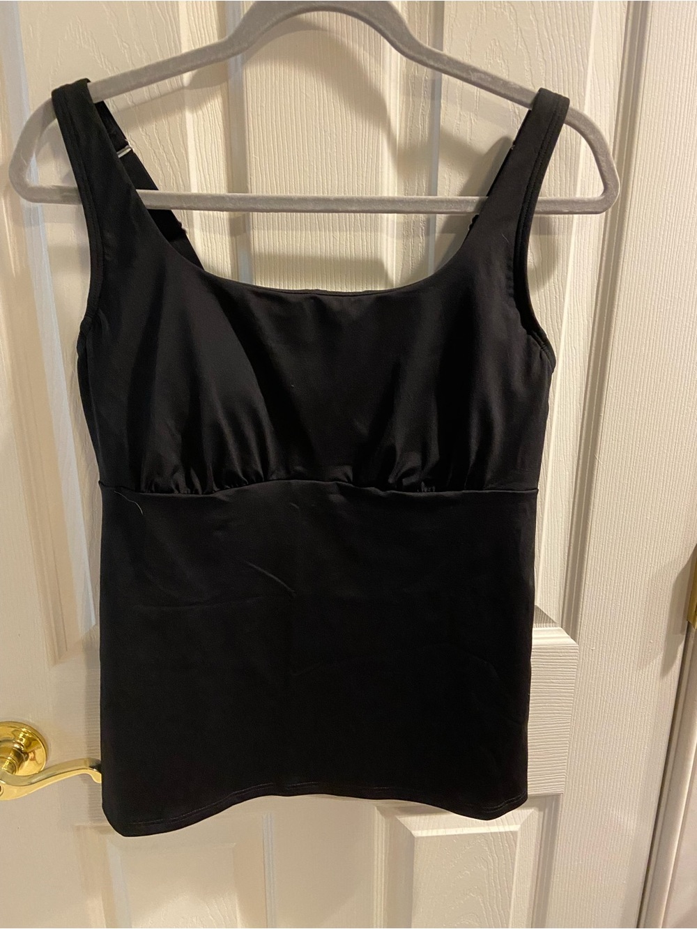 Lands' End Black Swim Tank 10D new